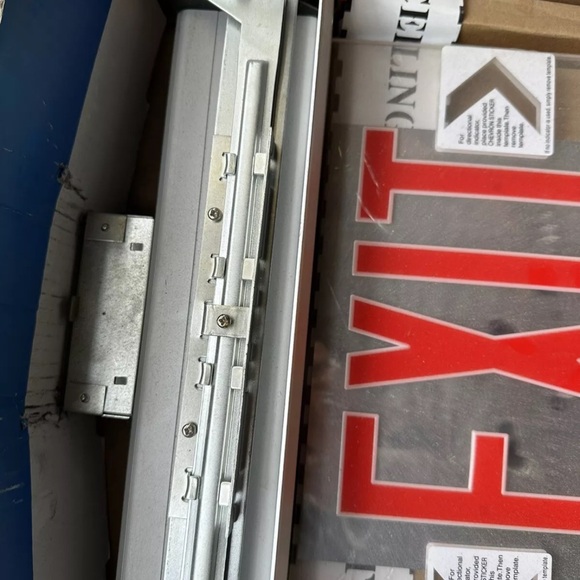 New In Box Metal Magnetron Lighting LED EXIT SIGN - Picture 2 of 5